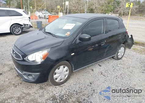 2018 Mitsubishi Mirage Es z USA, uszkodzony, nr VIN ML32A3HJ0JH003569